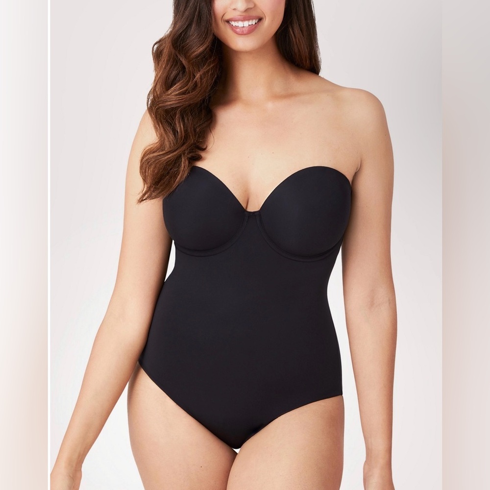 Wacoal Red Carpet Strapless Shaping Body Briefer - Black - 36D
